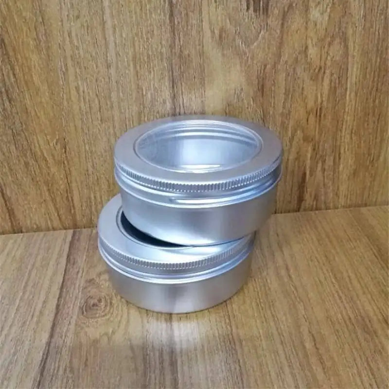 5ml~30ml~150 ml Transparent Window Aluminum Can to Watch Gift Candy Tea Pots