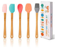 HY Mini Spoon and Mini Pointed Spatula for Cooking Baking and Mixing