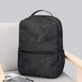 Black Camo Large Capacity Waterproof Unisex Laptop Basketball Bag Mens Travel Pack USB Zipper Softback Anti-Theft Nylon Lining
