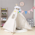 2025 Hot Sale Foldable Cotton Canvas Playhouse Tent Kids 4-Season Play Teepee Tent for Camping