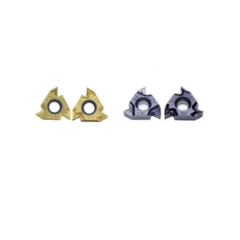 16ER 16IR AG60 AG55 Threading Inserts 11IR 11ER 22ER 22IR Carbide Insert 1.0ISO 2.0ISO 11W BSPT Threading Cutting Tool