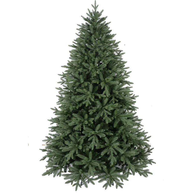 Pre-Lit Instant No Fluff Artificial Green Hanged Christmas Tree With LED