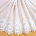 Hot Sale Pure 35cm Wide Cotton Soft Lace Textile Embroidered Lace Trimming for Women's Dresses