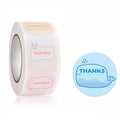 Wholesale Cartoon Cute Animal Children Thank You Sealing Shipping Box Sealing Stickers for Small Business