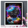 Animal 5D Diamond Planet Cat Dream Square/Round Full Drill Painting Canvas Wall Painting Decoration Embroidery Accessory Kit