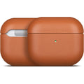 Mount Yanzhi Handmade Simple Leather Earphone Protective Cover Custom Logo Case for Airpods Pro 3 4 Fashionable Oval Shape