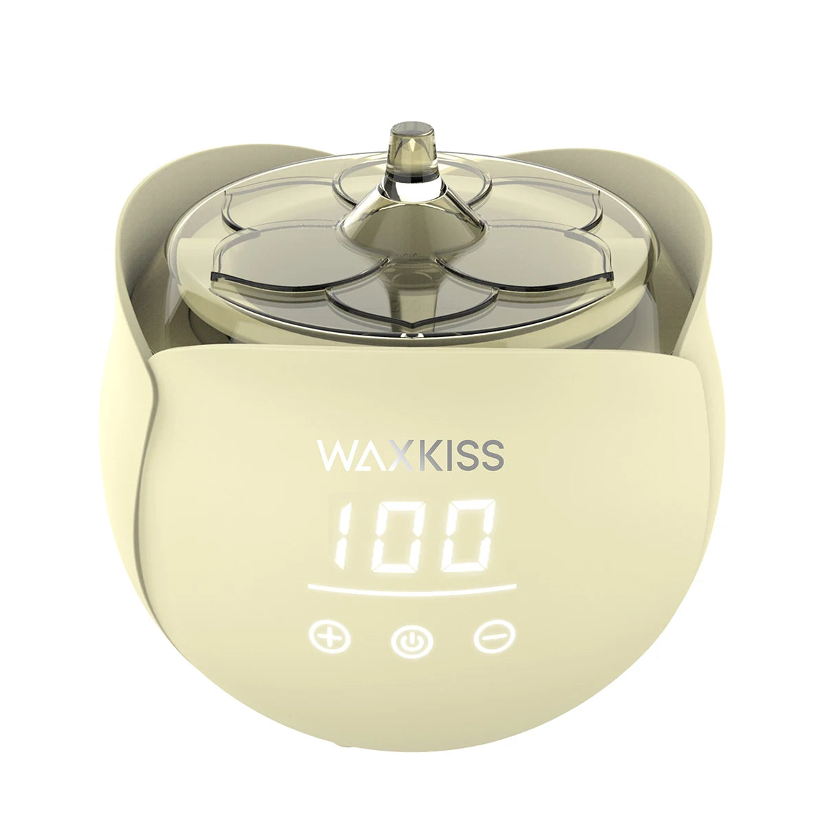 Waxkiss Patent Design Fast Wax Melting Speed Digital Flower Shaped 300ml 40w Electric Wax Heater for Wax Melts