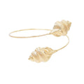Golden Conch Cuff Bracelet Summer Punk Conch Shell Cuff Bangle Gold Color Metal Bracelets Bangles Party for Women Jewelry