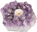 Amethyst Raw Crystal Lights Candle Holder Home Decorative Candle Stand Candlestick Holders