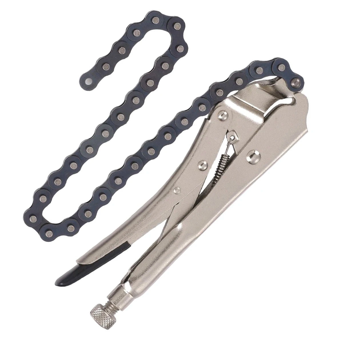 Heavy Duty Nickel Plated Carbon Steel Chain Locking Vise Grip Pliers