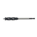 FEIDA 4-Flute HSS Auger Twist Drill Bit 8-35mm Hex Shank Fast Cut 10mm Carpenter Joiner Tool Carbon Steel Wood Cut Drilling Bit