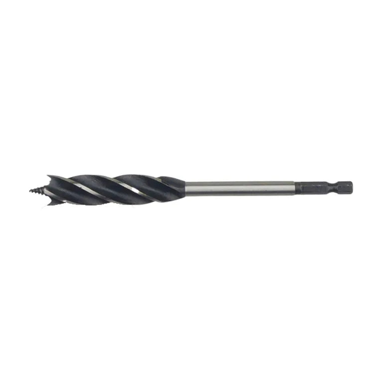 FEIDA 4-Flute HSS Auger Twist Drill Bit 8-35mm Hex Shank Fast Cut 10mm Carpenter Joiner Tool Carbon Steel Wood Cut Drilling Bit