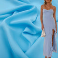 New Design Arabic Thobe & Galabia Robe 100% Polyester Koshibo Crepe Fabric Free Sample Abaya Fabric for Wedding Use