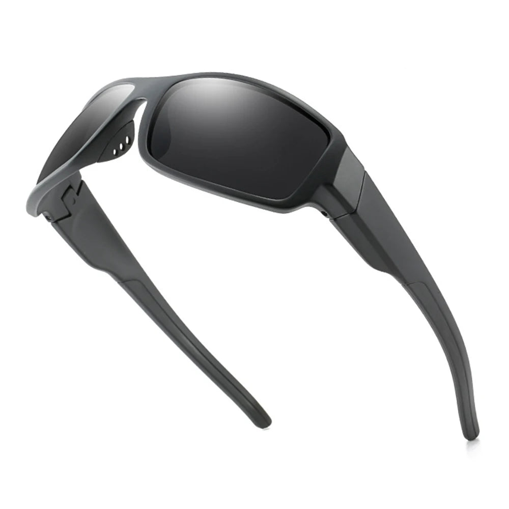 FRROS 8040 Men's New Sports Designer Sunglasses Camouflage Bike Riding Sunglasses Big Polarized Lenses Customizable Logo PC