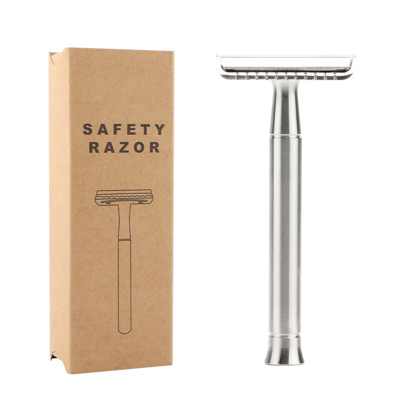 Gift Box Package razor Stainless Steel Hair Removal Double Edge Blade Safety Shaving razor