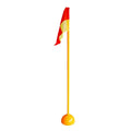 1m High ABS Material Football Training Pole Corner Flag with Portable Water Weighted Base and Flag