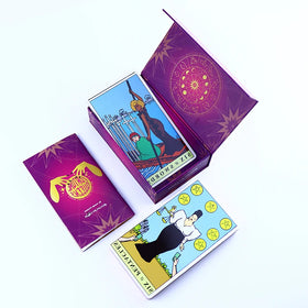Custom With Guide Book Sacred Destiny Ghetto Afro Goddess Tarot Cards Gilt Clearance Spirit Tarot Cards
