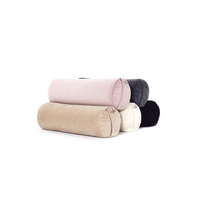 Custom Large Cylindrical Buckwheat Shell Filled Yoga Bolster