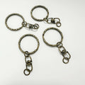 Factory Wholesale Design Key Accessories Custom Logo Shape Stainless Steel Keychain for Hook