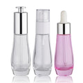 Unique Design Gutterball Shape Refill Serum Glass Bottle 30ml Empty Cosmetic Packaging Glass Dropper Bottle for Skincare Serum