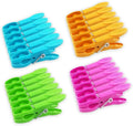 Air-Drying Clothes Pin Laundry Sock Use Clamp Colorful Clothespin With Springs Small Plastic Clips