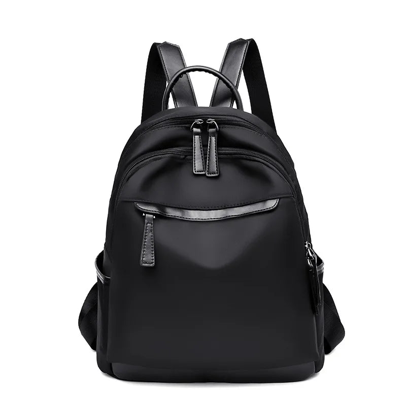 New Premium Nylon Backpack Women's Casual Backpack Simple Fashion Shopping Girls Small Backpack Lightweight Lady Bag