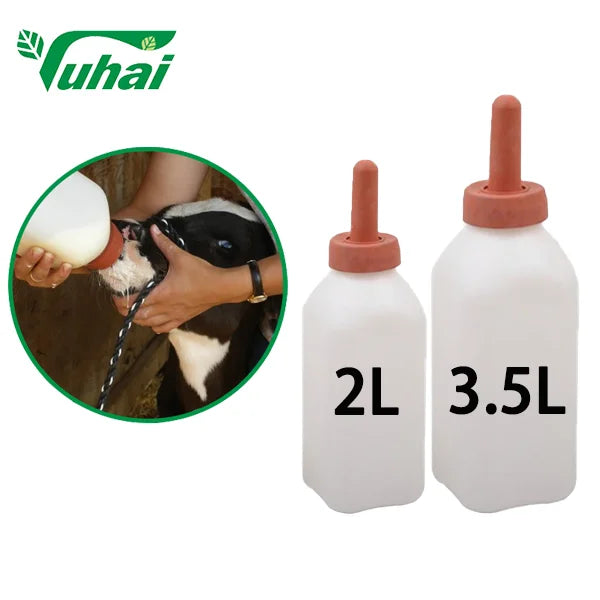 2L Animal Feeding Bottle with Teat New Condition Cow Feeder and Rotary Feeder for Chicken Feed