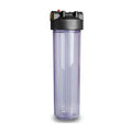 20inchX4.5inch Transparent Whole House Plastic Water Filter Housing Big Blue Bottle 10 Inch 20inch with 1um PP