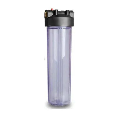 20inchX4.5inch Transparent Whole House Plastic Water Filter Housing Big Blue Bottle 10 Inch 20inch with 1um PP