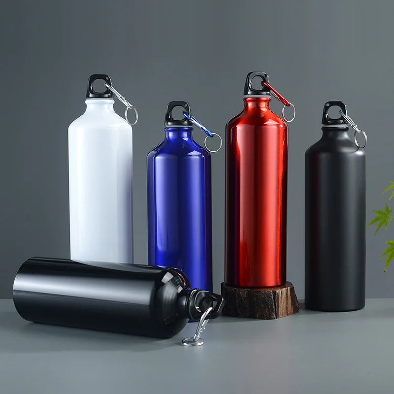 Customized Aluminum Bottle With Custom Logo Outdoor Sports Water Bottles Student Portable Aluminum Water Cup Advertising Gift