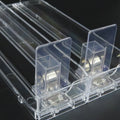 High Quality Clear Acrylic Shelf Dividers for Tobacco Display Rack Pusher Tobacco Spring Acrylic Shelf Pusher Dividers