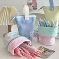Creative Kawaii Pencil Bags Standing Stationery Cloth Bags in 4 Colors