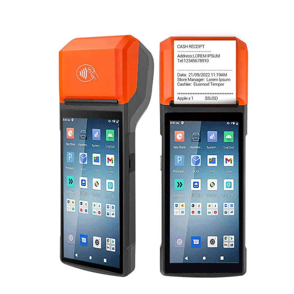 Android 14 Octa-Core Handheld POS Terminal Lottery Point of Sale Pos Hardware With 5.5 Inch LCD Screen R330 Plus