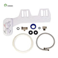 New Self-Cleaning Bidet Toilet Attachment - Cold Water Non-Electric Plastic Hygienic Nozzle for Bathroom (Easy Install)