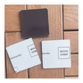 MDFSUB in Stock Customized 3 Inch square Sublimation Magnet Blanks Sublimation MDF Fridge Magnets with Protective Film