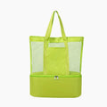 Travel Mesh Beach Tote Bag with Lunch Bag for Women