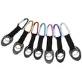 Outdoor Hiking Climbing Water Bottle Holder Carrier Hook Belt Molle Hanging Strap Webbing Buckle Carabiner Clip Universal