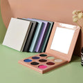 9-Color DIY Private Label Cosmetics Palette with Custom Metallic & Shimmer Finish Eyeshadow Powder for All Skin Tones