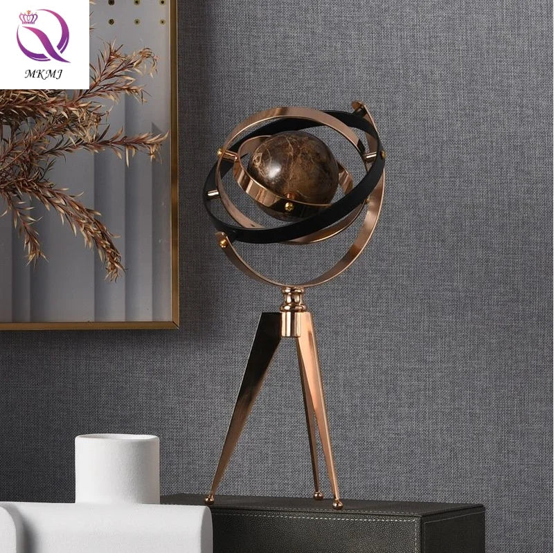 Living Room Interior Metal Decoration Home Office Simple Modern Light Luxury High-grade Crafts Ornament