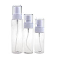 Mist Spray Bottle 60ml 80ml 100ml 120ML Transparent PET Plastic Refillable Cosmetic Skincare Toner Sprayer Bottle