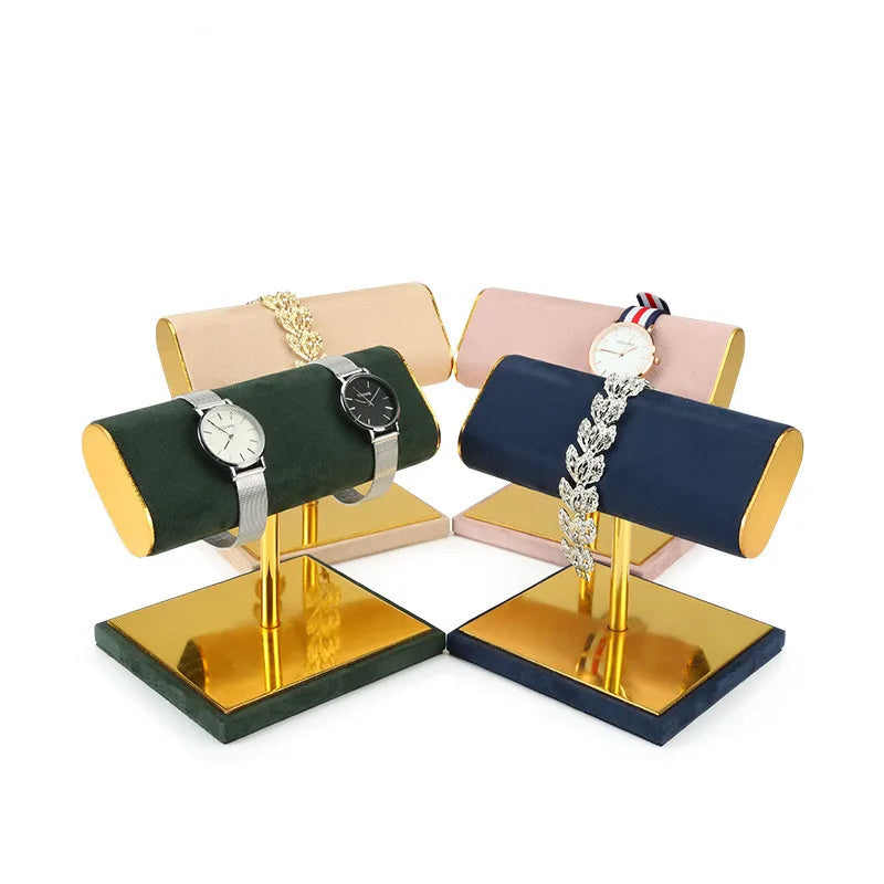 Professional Design Luxury Retail Watch Display Rack Custom High End Metal Watch Bracelet Display Props