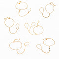N&S European American High-Grade Titanium Steel Stainless Steel Jewelry Zircon Pearl Finger Bracelet Light Chain Link Bracelets