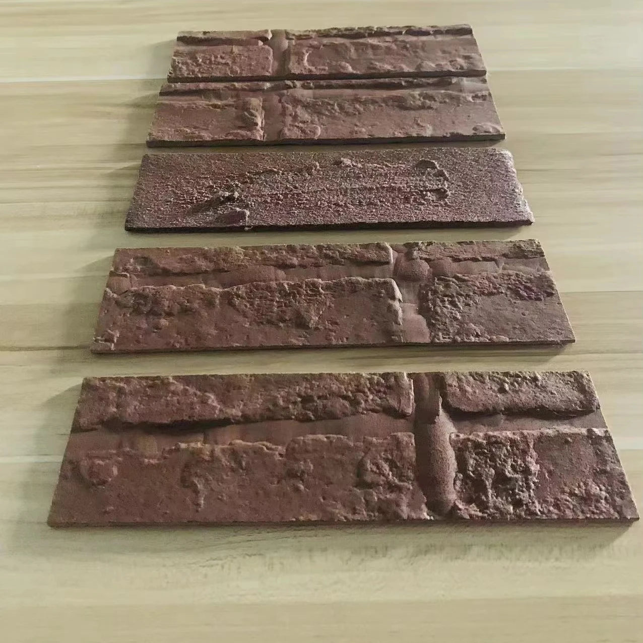 Brick Siding Panels Exterior Wall Outside Thin Wall Tile Fire Brick Design Decorative Artificial Stone Faux Brick Wall Panels