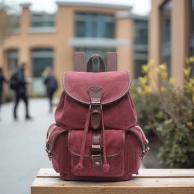 ZUOLUNDUO Unisex Vintage College School Rucksack Hot Sale Fashionable Canvas Backpack Anti-theft Cotton Casual Sports Backpacks