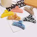 French Big Large Oversized Colorful Hair Clamps Accessories Acrylic Hair Claw Clips
