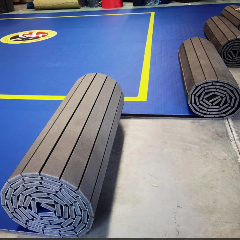 Wrestling Martial Arts Tatami MMA Floor Carpet Roll Out Jiu Jitsu Mats
