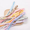 Anime Style Nylon Braided Rope Car Key Chains Fashion Colors Bag Charms DIY Lanyard Keychain Accessories