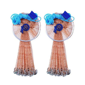 China Factory High Quality Nylon Monofilament Lines Throw Catch American Drawstring Cast Casting Net Fishing Net 4.01