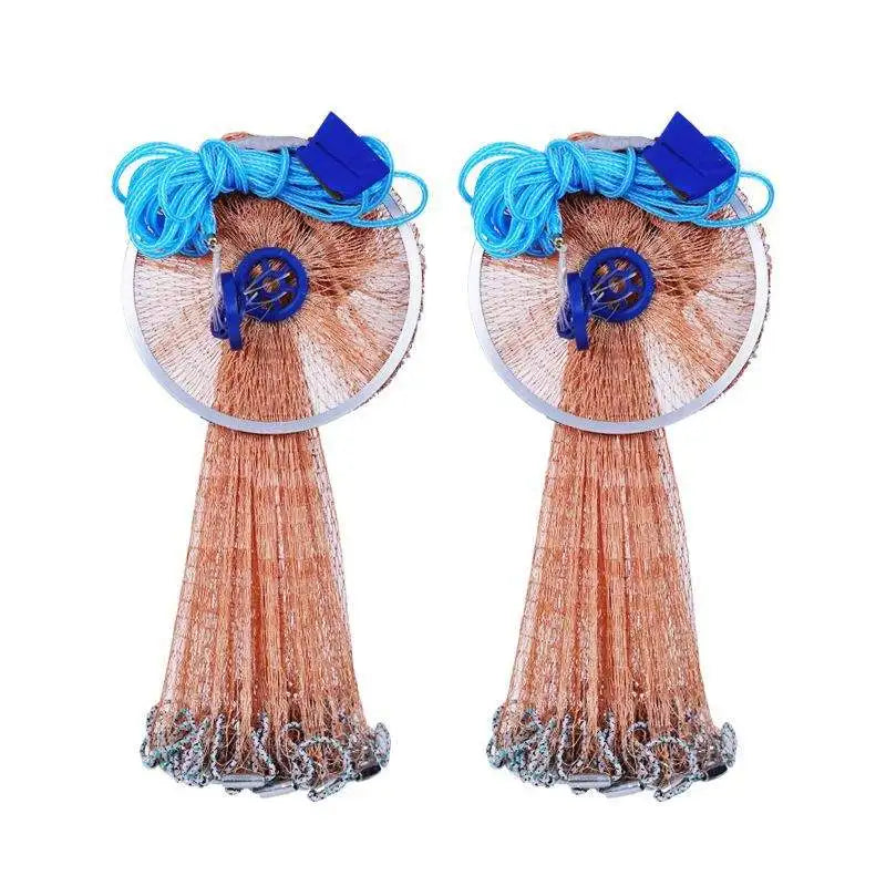 China Factory High Quality Nylon Monofilament Lines Throw Catch American Drawstring Cast Casting Net Fishing Net 4.01