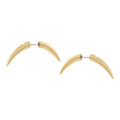 Original Design 18K Gold Plated Brass Jewelry Pendientes Blade Ear Stud Gold Color Earrings Punk Accessories Earrings E221462